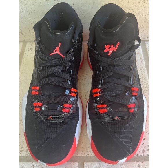 Nike Jordan Men\'s Shoes Jordan Zion 1 Bloodline Sz 8 Black/White/Bright Crimson main image 14